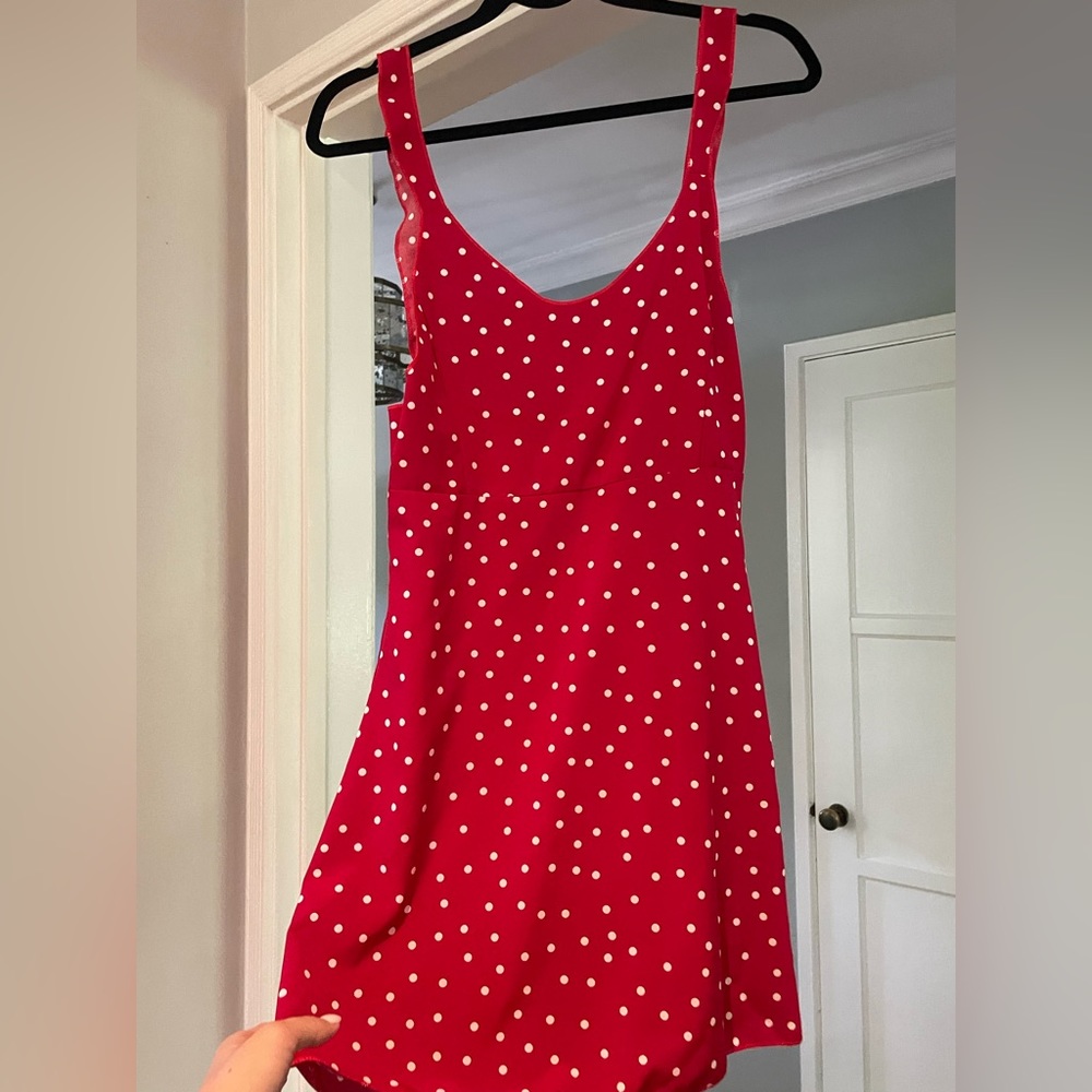 Red polkadot dress ❤️ Size S!